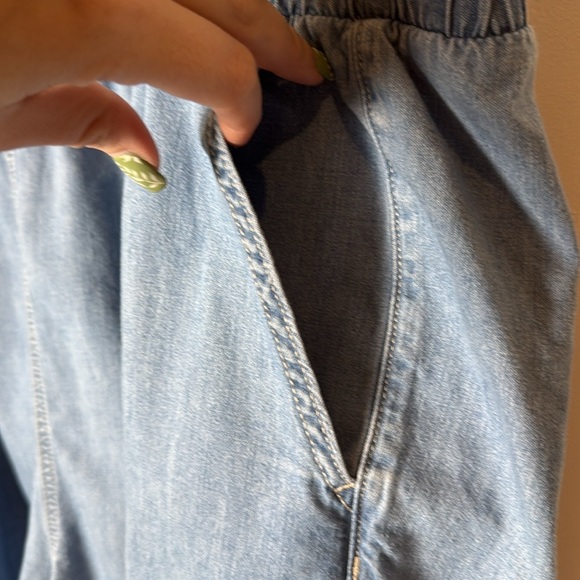 Torrid Women’s Plus Shorts 3.5 Inch Pull-On Lightweight Denim High-Rise Short 4 - Picture 3 of 10